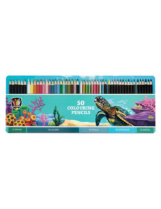 Kleurpotloden in Tinnenbox...