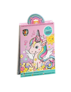 Kleur en Stickerboek Eenhoorn