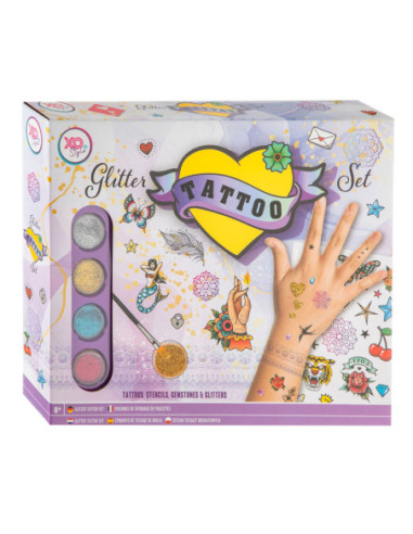 Glitter Tattoo Set 19dlg.