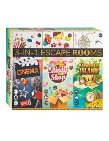 3in1 Escape Room Ontsnappingsspel