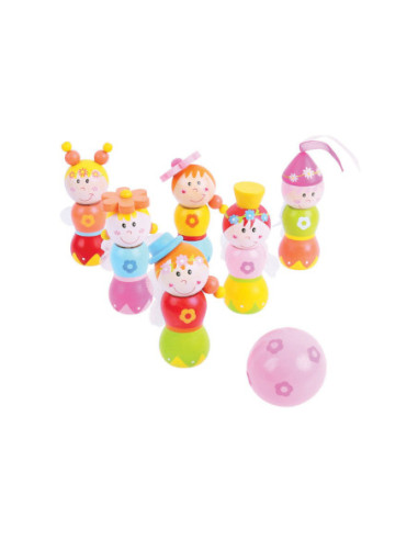 Bigjigs Houten Bowlingset Prinsessen...