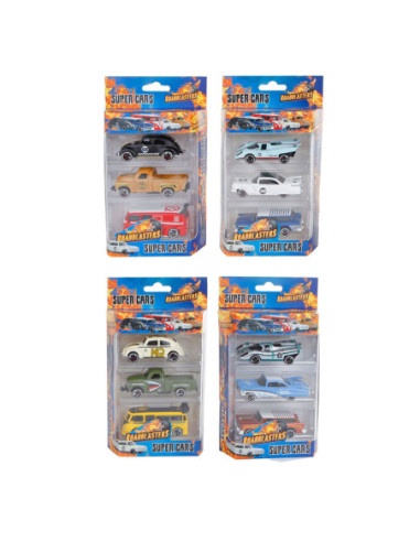 Roadblasters Die-Cast Super Auto's 3st.