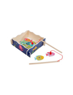 Houten Magnetisch Visspel...