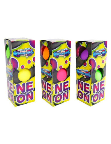 Squeezeballetjes Neon 5cm 3st.