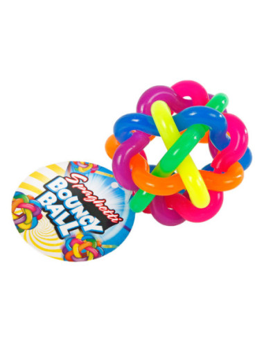 Regenboog Spaghetti Stuiterbal 65 cm