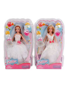 Modepop Prinses Bruid 29cm