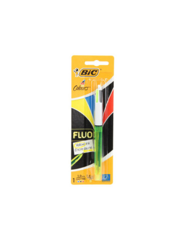 BIC Meerkleurenpen Fluoriserend