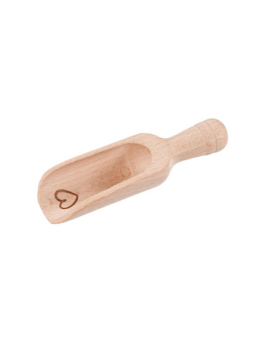 Goki Houten Meelschepje Hart Klein 10cm
