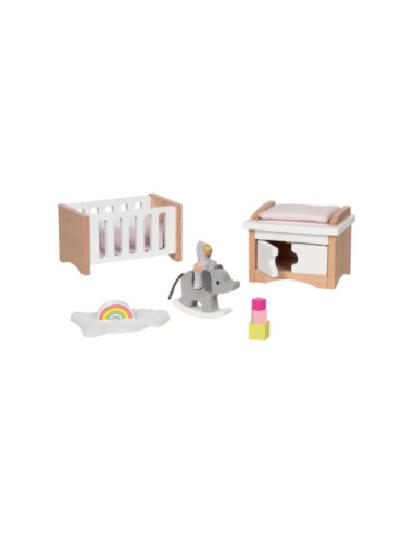 Goki Houten Poppenmeubels Babykamer...