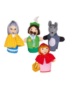 Goki Vingerpoppen Roodkapje...