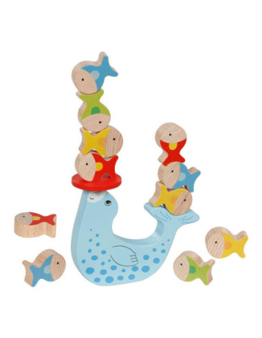 Goki Houten Balansspel Zeehonden 15dlg.