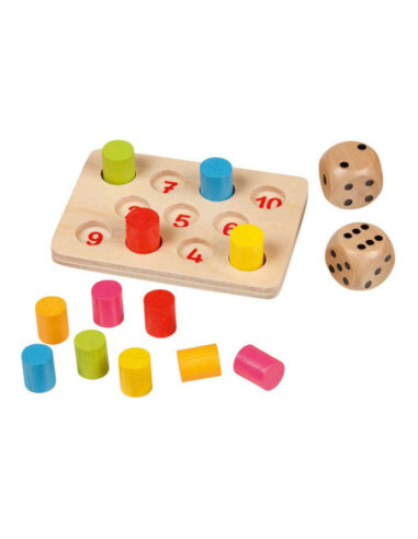 Goki Hout Shut the Box Mini Spel