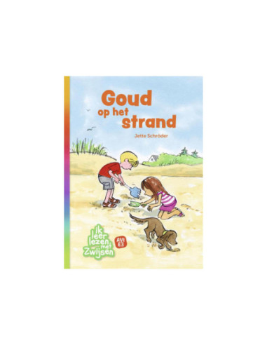Ik leer lezen - goud op het strand...