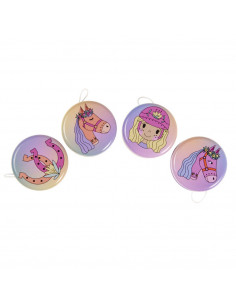 Metalen Jojo Paard 24st.