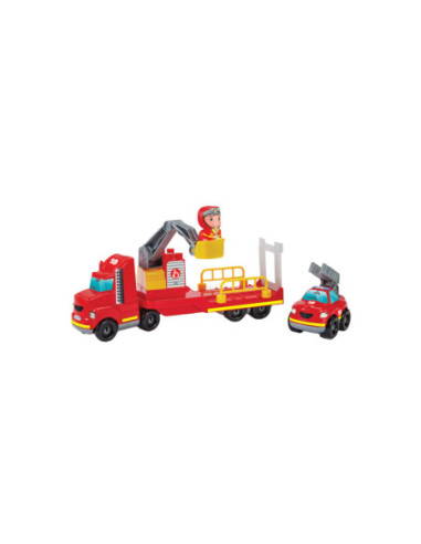 Abrick Brandweerwagen met Brandweerauto