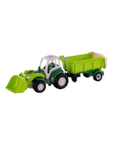 Cavallino XL Tractor Groen met Kiep...