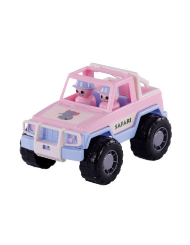 Cavallino Jeep Roze met 2 Speelfiguren