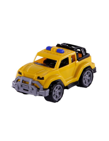 Cavallino Trendy Jeep Geel 22cm
