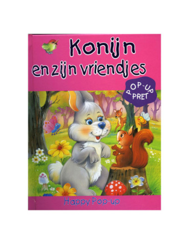 Pop-Up Boek Konijn en zijn Vriendjes