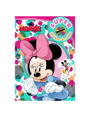 Minnie Mouse Super Sticker & Color...
