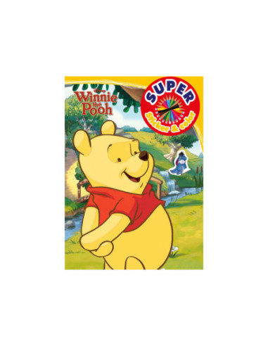 Winnie de Poeh Super Sticker & Color...