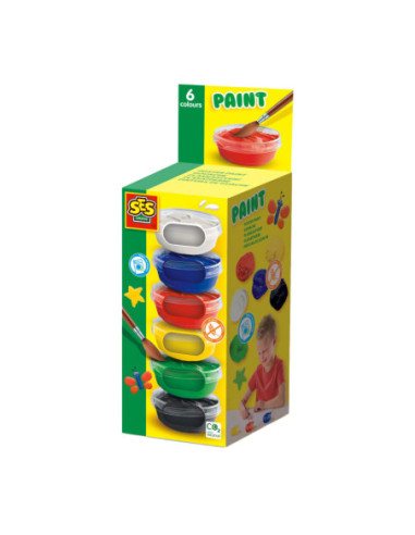 SES Plakkaatverf 6x45ml