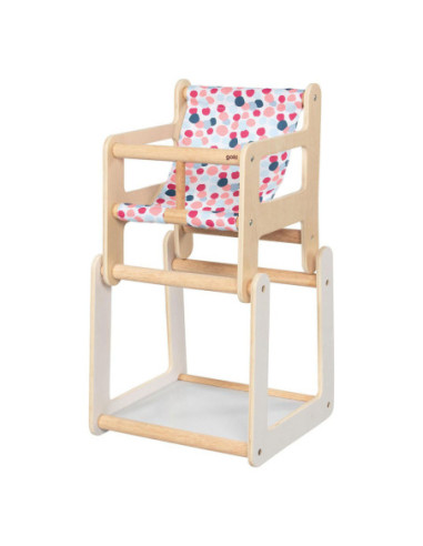 Goki Houten Poppenstoel met Tafel 2in1
