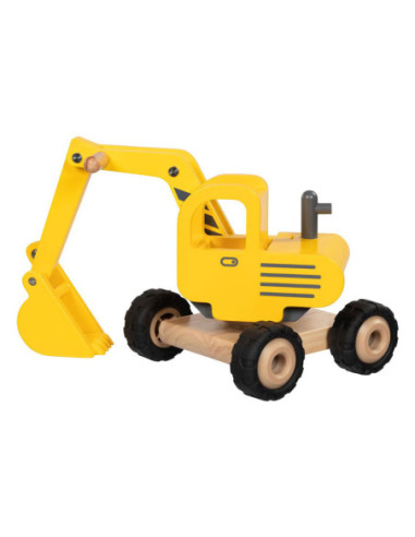 Goki Houten Graafmachine Geel