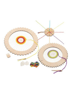 Goki Houten Weefgetouw Rond...