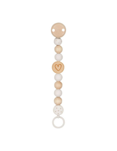 Goki Houten Fopspeenketting Hart BT