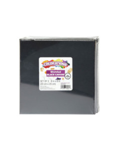 Colorations - Canvas Zwart...