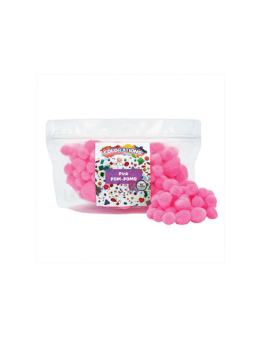 Colorations - Pom Poms Roze 100st.