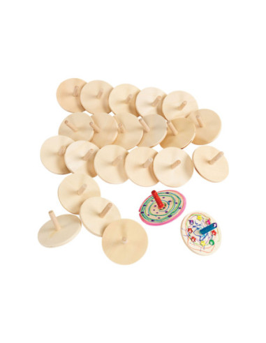 Colorations - Houten Tollen Set of 24