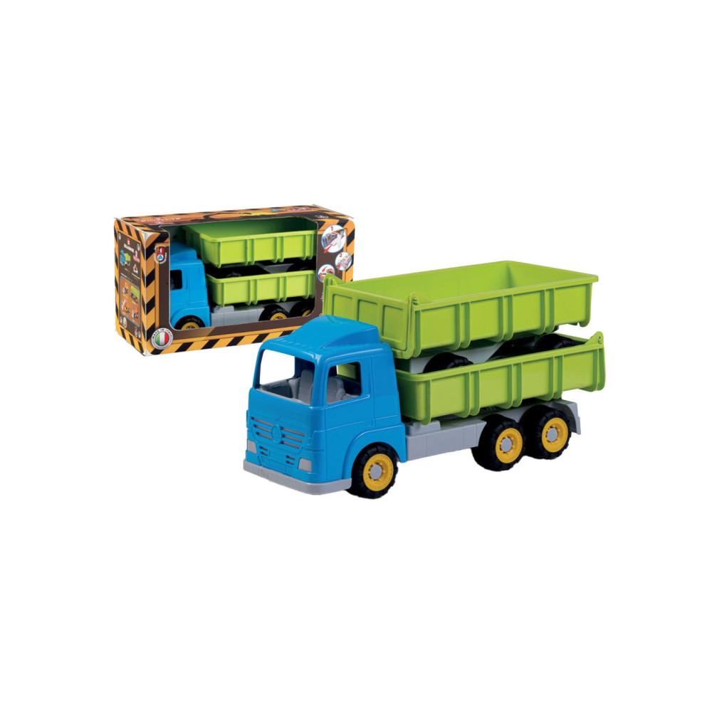 Kiepvrachtwagen Dubbele Lading met Zachte Wielen