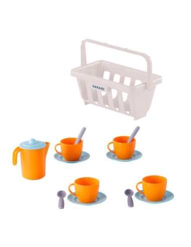 Cavallino Servies in Mand Oranje 15dlg.