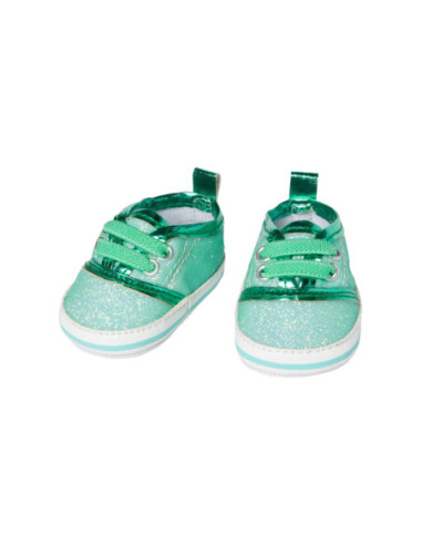 Poppenschoenen Glitter Sneakers  Mint...