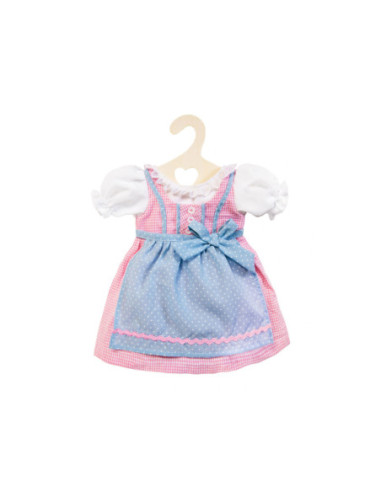 Poppenjurk Roze en Blauw 28-33 cm