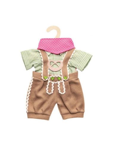 Poppenkleding Lederhosen met Overhemd...