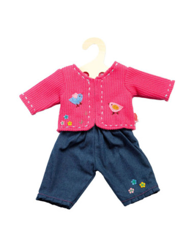 Jack met Spijkerbroek Roze 28-35 cm