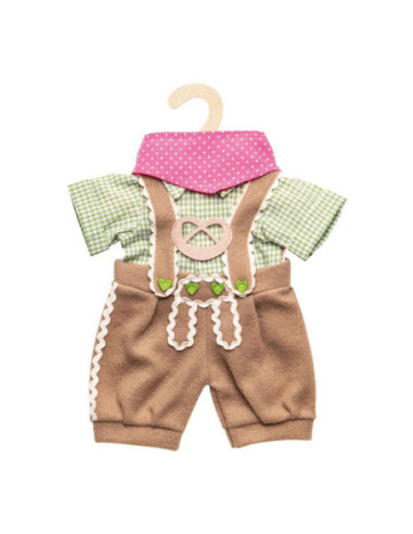 Poppenkleding Lederhosen met Overhemd...