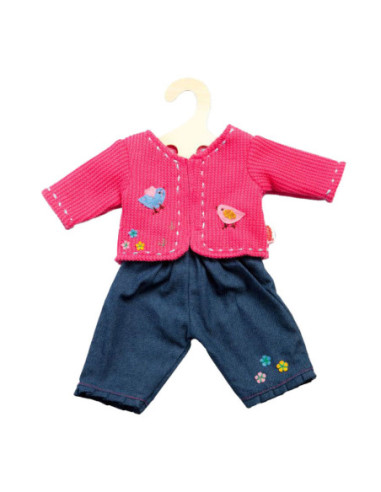 Jack met Spijkerbroek Roze 35-45 cm