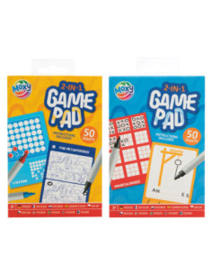 Spellenblok 2in1 A6 50 Vellen