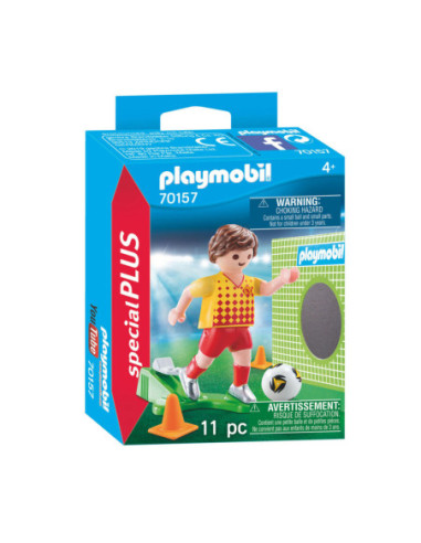 Playmobil 70157 Voetballer met Doel