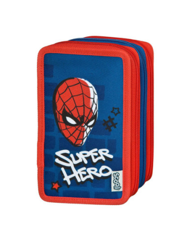 3-Vaks Gevulde Etui Spiderman