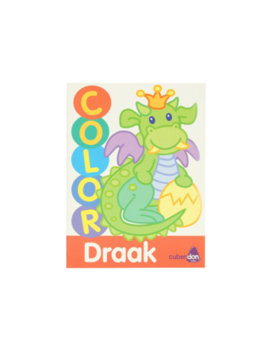 Dikke Lijnen Kleurboek Color - Draak