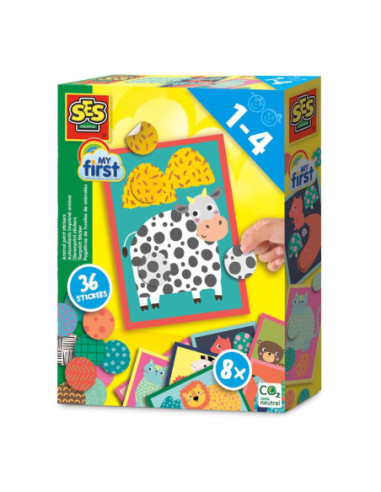 SES My First - Dierenprint Stickers