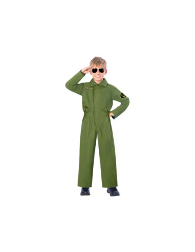 Kinderkostuum Jumpsuit Piloot 4-6 jaar