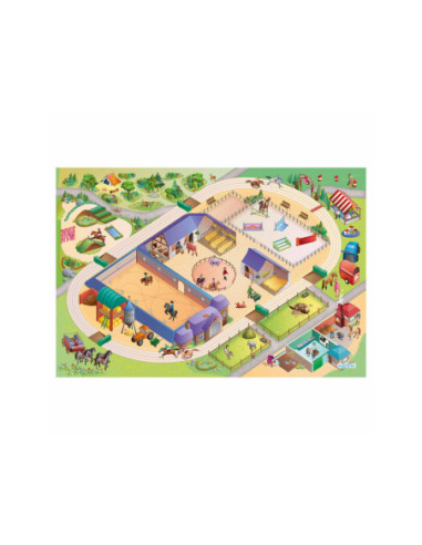 Speelkleed Paarden Manege 100x150cm