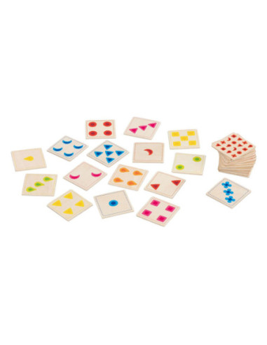 Goki Houten Kleuren en Vormenspel 30dlg.