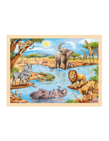 Goki Houten Legpuzzel Afrikaanse...